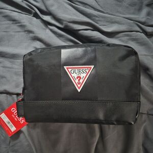 GUESS Black Travel Kit Bag